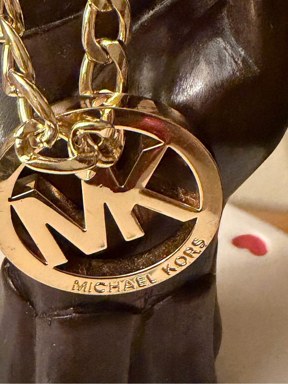 Michael Kors Gold-Tone MK Logo - Picture 2 of 6